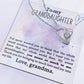 Granddaughter Necklace - Christmas  Birthday Gift for Granddaughter-[Heartfelt Family Gift]