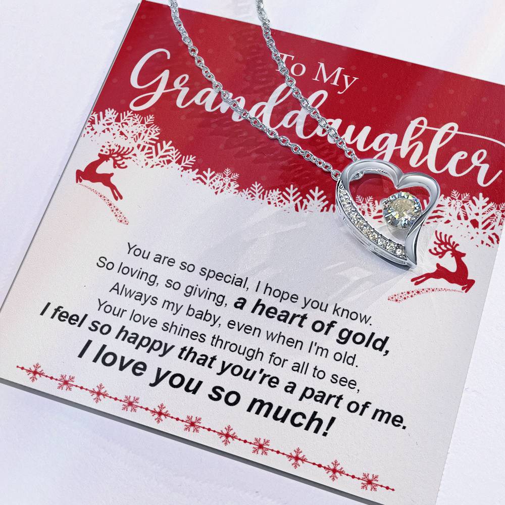Granddaughter Necklace - Christmas and Birthday Gift for Her-[Heartfelt Family Gift]