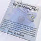 Granddaughter Necklace - ChristmasBirthday Gift - To My Granddaughter-[Heartfelt Family Gift]