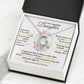 To My Daughter - Personalized Love and Light Heart Necklace Gift-[Heartfelt Family Gift]