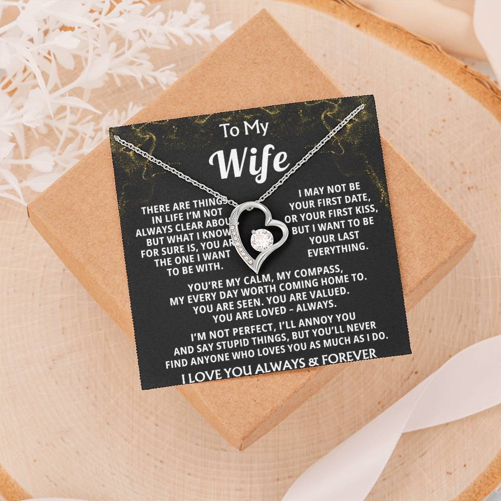 To My Wife, My heart knows you're my everything.