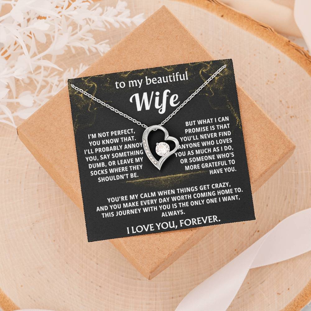 To My Wife, You make every day worth coming home to. — [Lux] - Forever Love