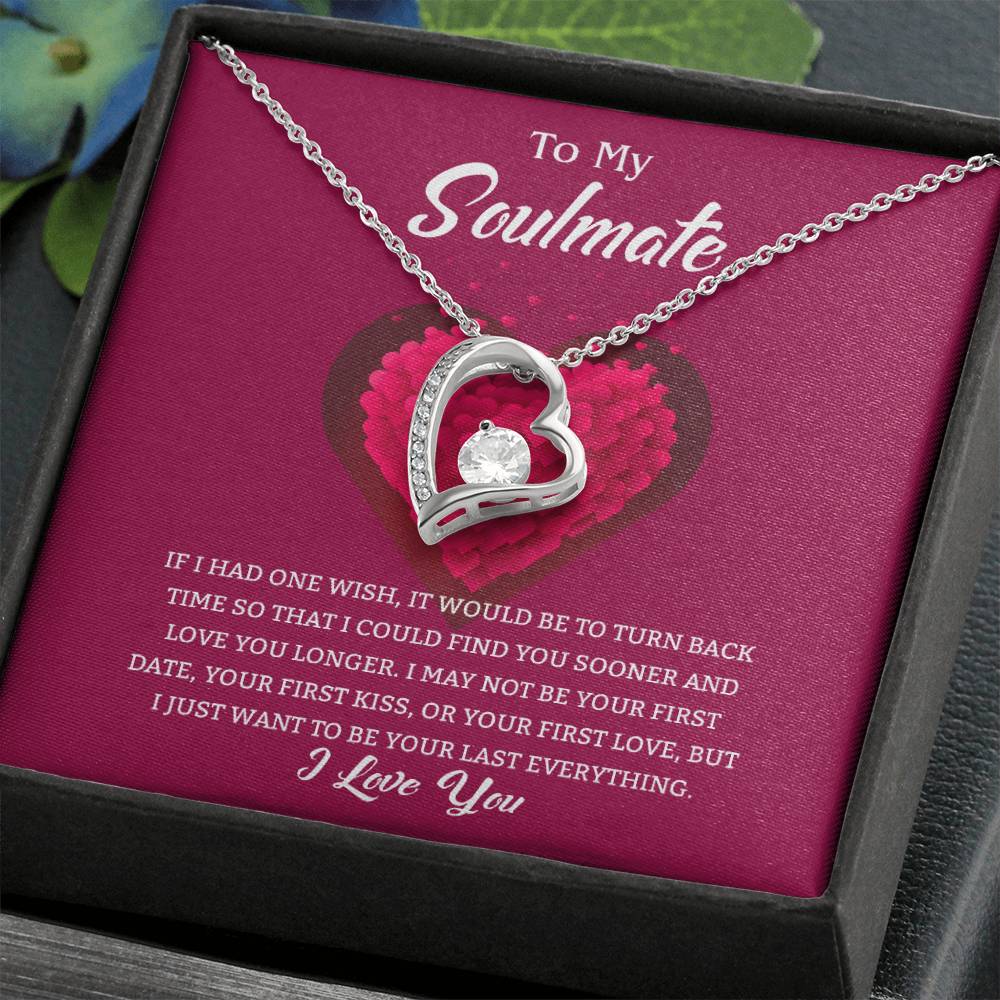 Soulmate Heart Necklace Gift-[Heartfelt Family Gift]
