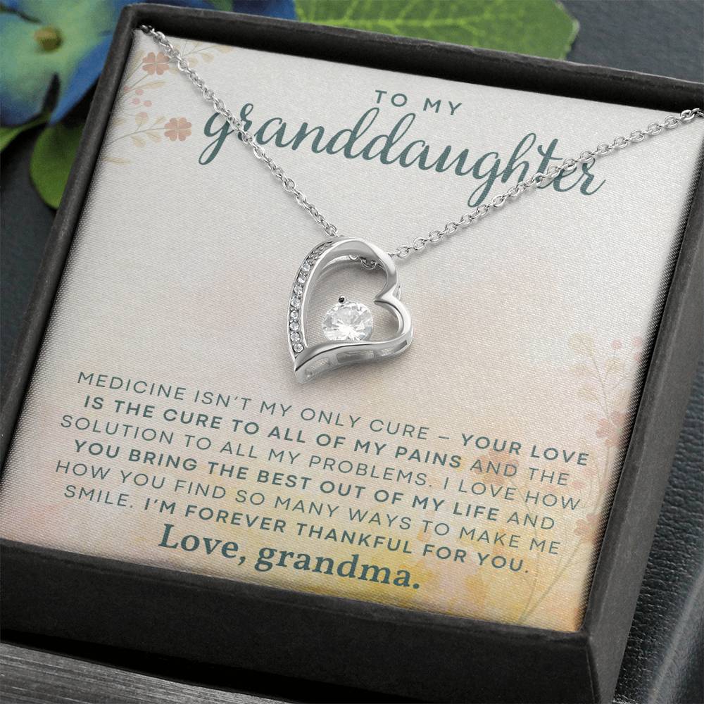 Granddaughter Necklace - Christmas  Birthday Gift for Granddaughter-[Heartfelt Family Gift]