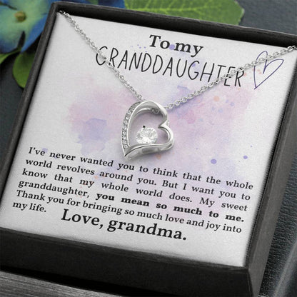 Granddaughter Necklace - Christmas  Birthday Gift for Granddaughter-[Heartfelt Family Gift]