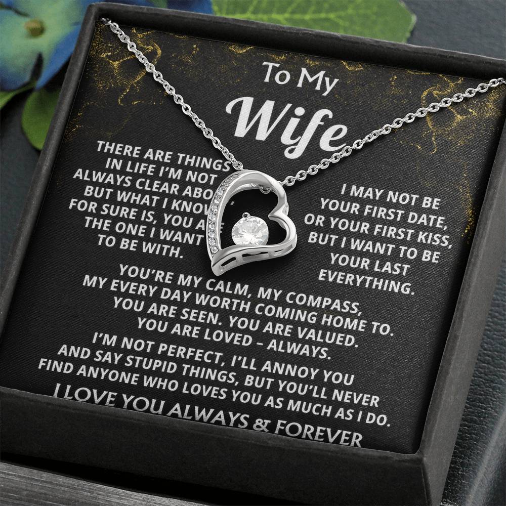 To My Wife, My heart knows you're my everything.