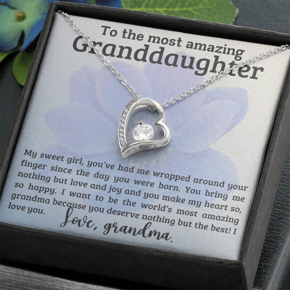 Granddaughter Necklace - ChristmasBirthday Gift - To My Granddaughter-[Heartfelt Family Gift]