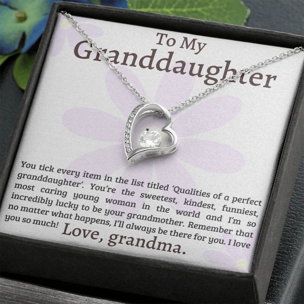 Granddaughter Necklace - Perfect Gift for Christmas or Birthday-[Heartfelt Family Gift]