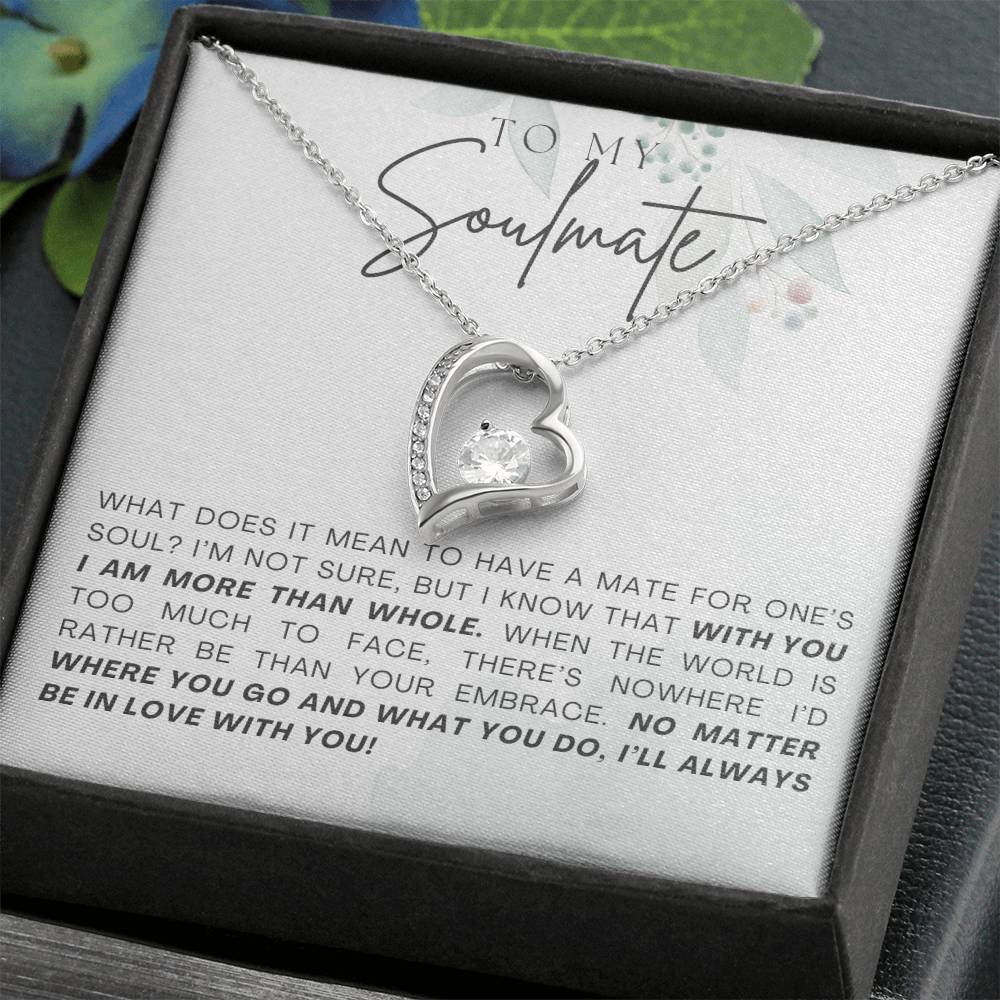 Soulmate Necklace A Meaningful Gift for Her on Birthdays Valentines Day and Christmas-[Heartfelt Family Gift]