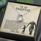 Viking Daughter and Dad Necklace Gift-[Heartfelt Family Gift]