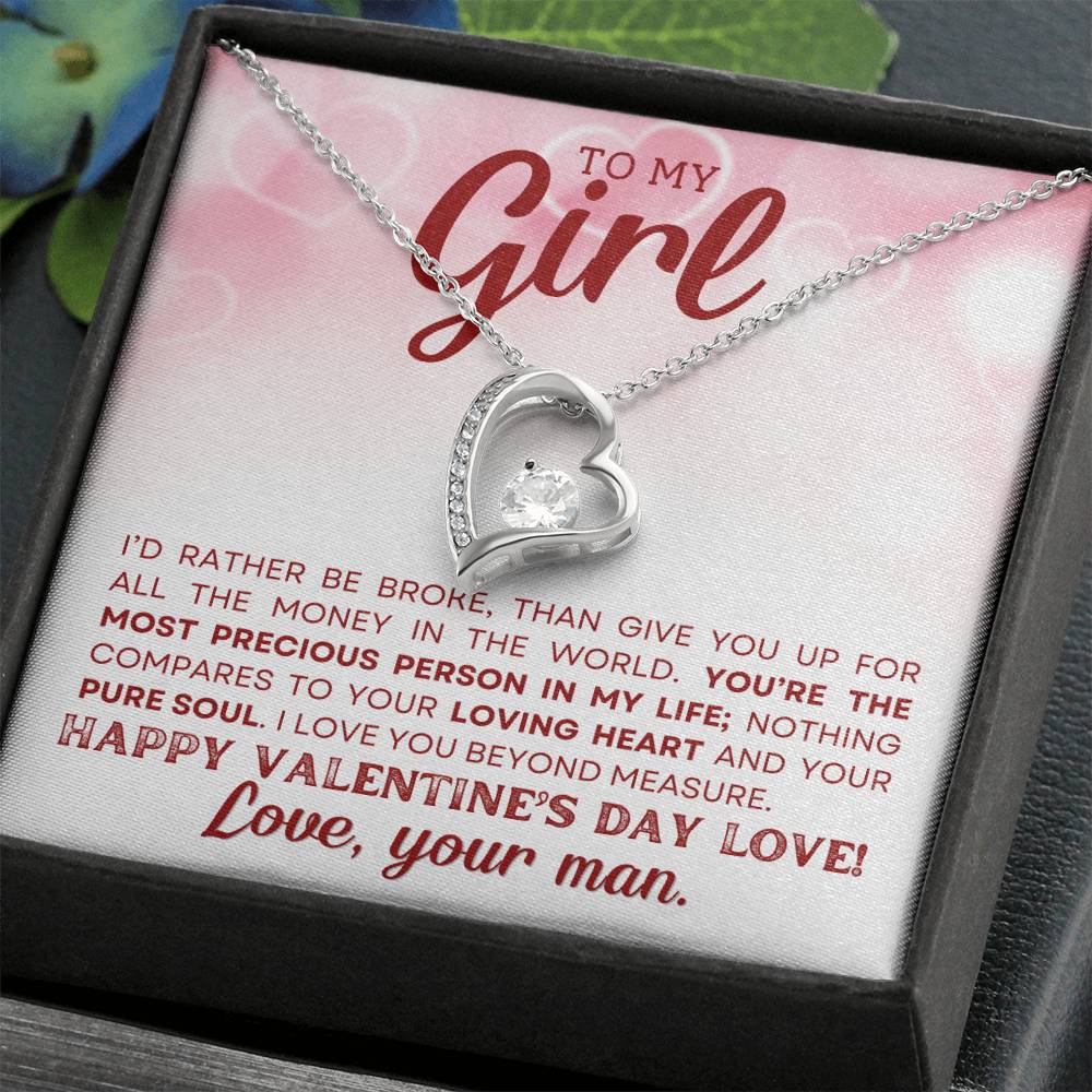 Soulmate Necklace - Romantic Gift for Valentines Day WifeGirlfriend-[Heartfelt Family Gift]