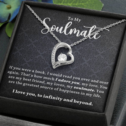 Soulmate Necklace - Perfect Gift for Girlfriend or Wife on Special Occasions-[Heartfelt Family Gift]