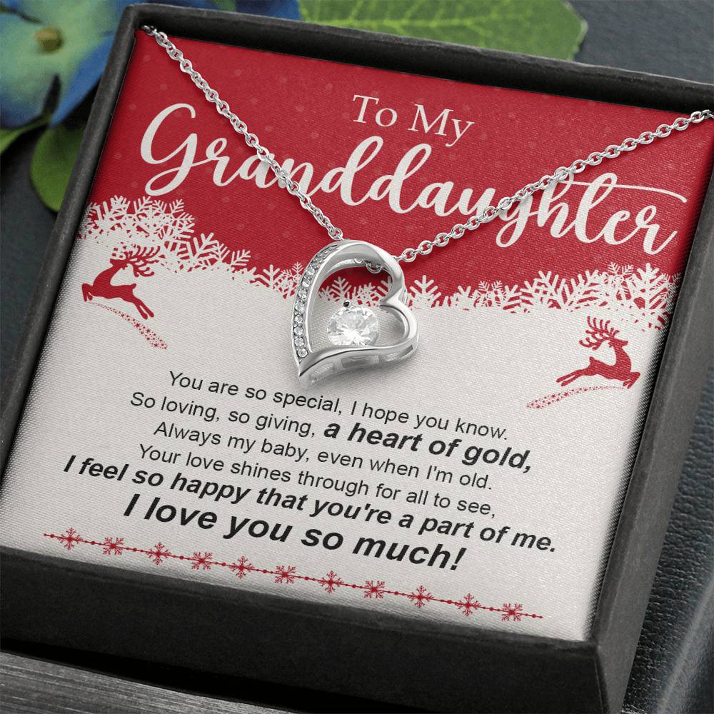 Granddaughter Necklace - Christmas and Birthday Gift for Her-[Heartfelt Family Gift]