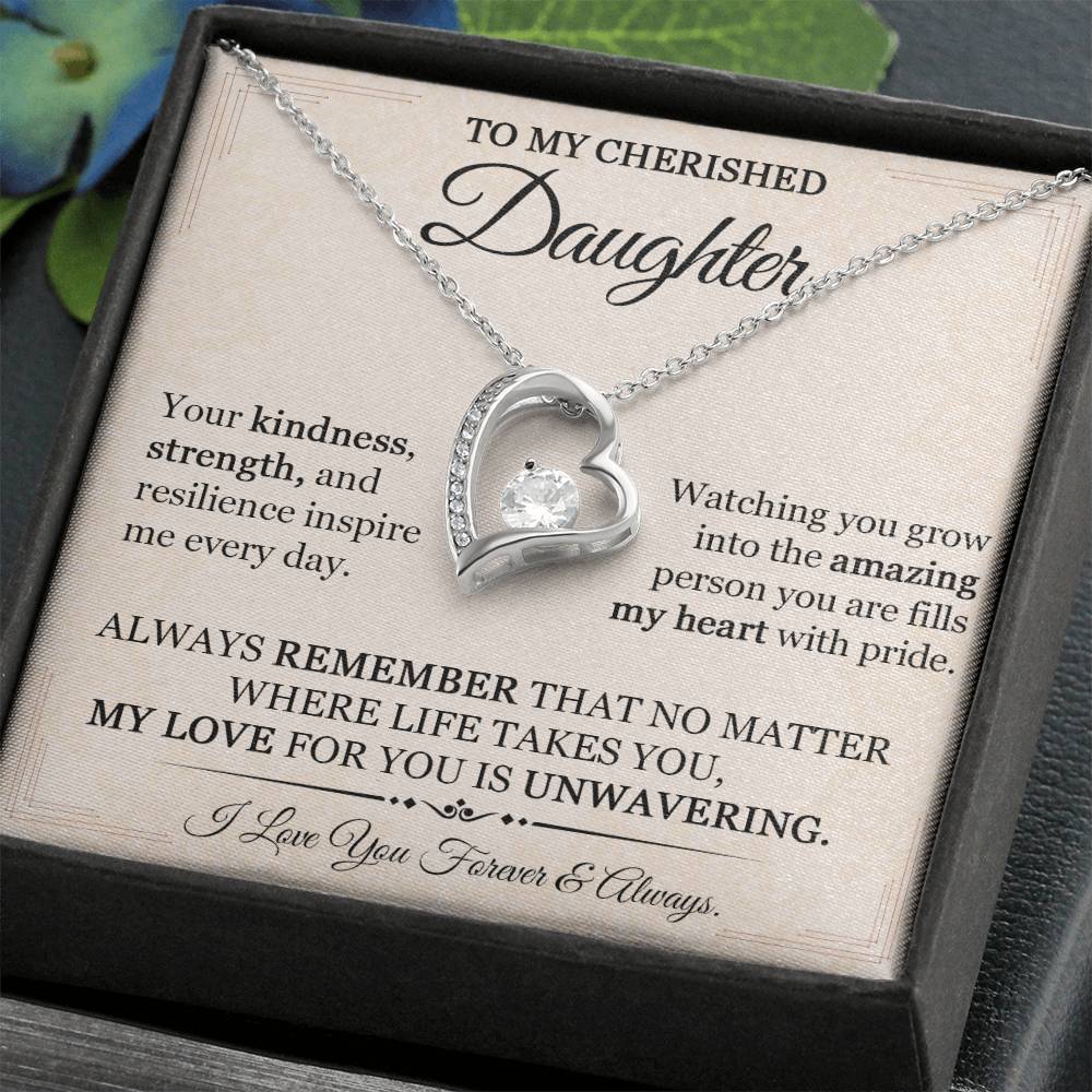 Daughter Necklace from Dad - Sentimental Gift for Your Beloved Daughter-[Heartfelt Family Gift]