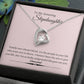 Stepdaughter Heart Necklace Gift-[Heartfelt Family Gift]