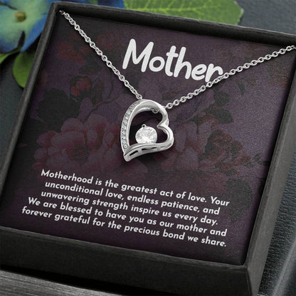 Mother Motherhood Heart Necklace Gift-[Heartfelt Family Gift]