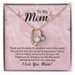 Greatest Mom Heart Necklace Gift-[Heartfelt Family Gift]