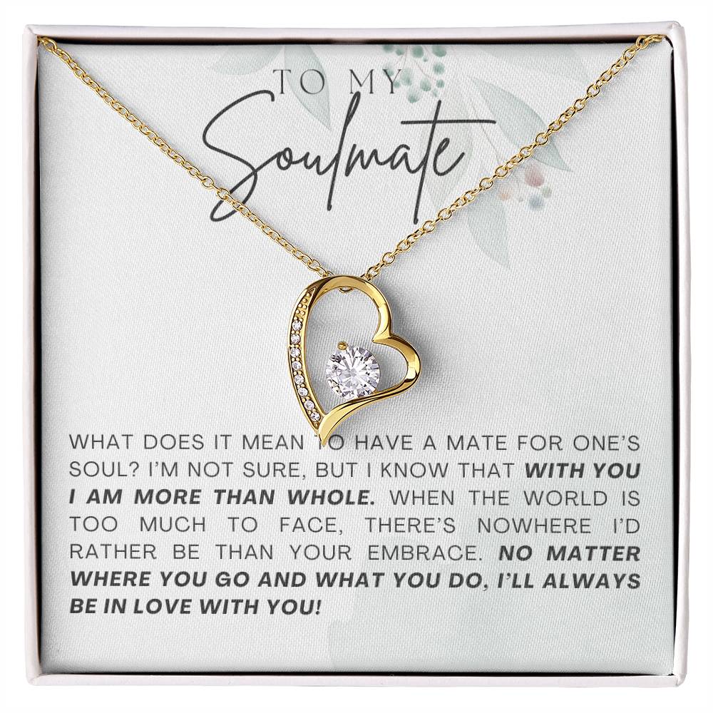 Soulmate Necklace A Meaningful Gift for Her on Birthdays Valentines Day and Christmas-[Heartfelt Family Gift]