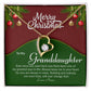 Personalized Granddaughter Heart Necklace - Christmas Gift-[Heartfelt Family Gift]