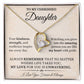 Daughter Necklace from Dad - Sentimental Gift for Your Beloved Daughter-[Heartfelt Family Gift]