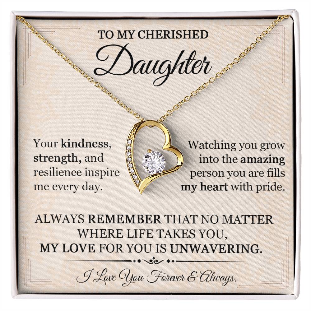 Daughter Necklace from Dad - Sentimental Gift for Your Beloved Daughter-[Heartfelt Family Gift]