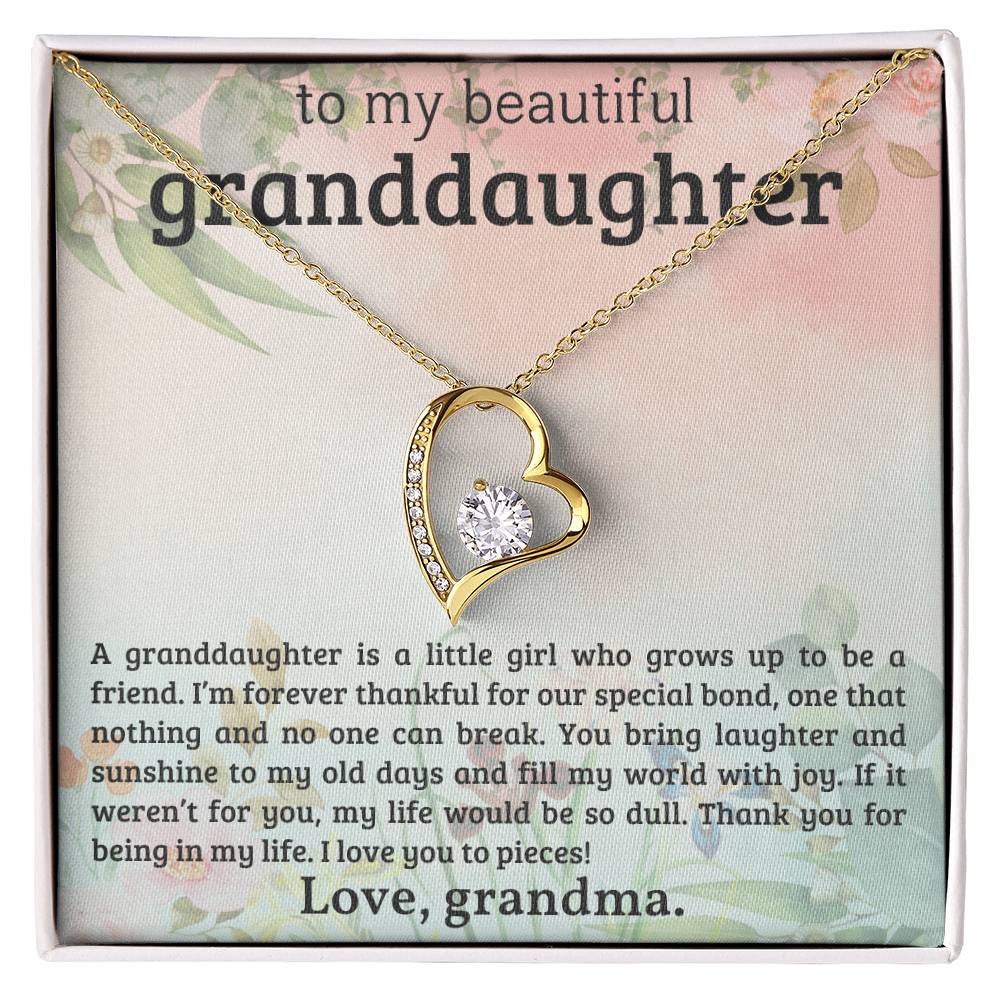 Granddaughter Necklace - Christmas or Birthday Gift - Personalized-[Heartfelt Family Gift]