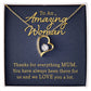 To An Amazing Women Heart Necklace Gift-[Heartfelt Family Gift]