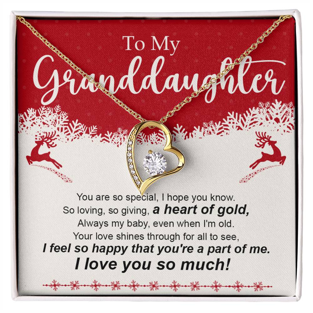 Granddaughter Necklace - Christmas and Birthday Gift for Her-[Heartfelt Family Gift]