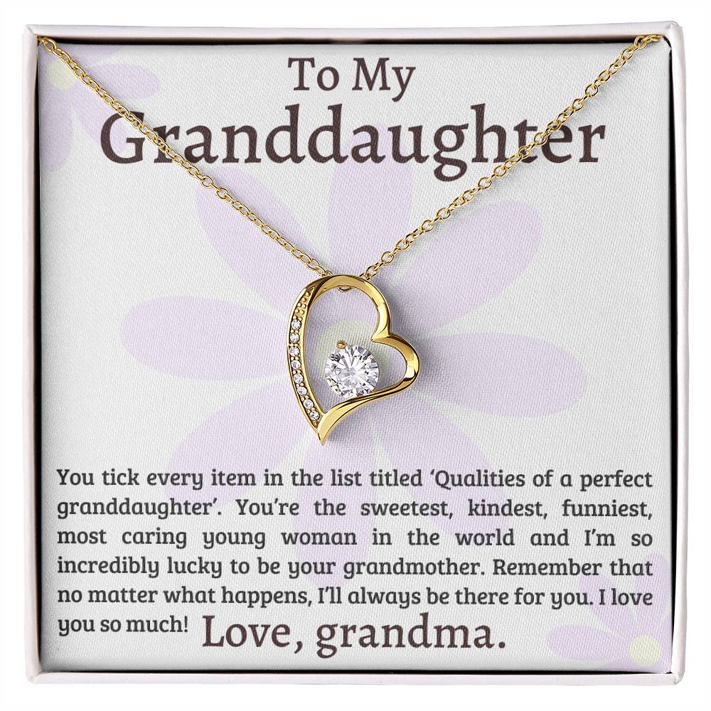 Granddaughter Necklace - Perfect Gift for Christmas or Birthday-[Heartfelt Family Gift]