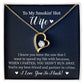 Smoking Hot Wife Humerous Heart Necklace Gift-[Heartfelt Family Gift]