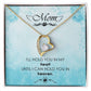 Mom Hold You In My Heart Until I Can Hold You In My Arms Heart Necklace Gift-[Heartfelt Family Gift]