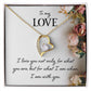 To My Love Floral Heart Necklace Gift-[Heartfelt Family Gift]
