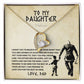 Viking Daughter and Dad Necklace Gift-[Heartfelt Family Gift]