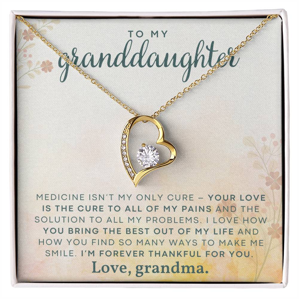 Granddaughter Necklace - Christmas  Birthday Gift for Granddaughter-[Heartfelt Family Gift]