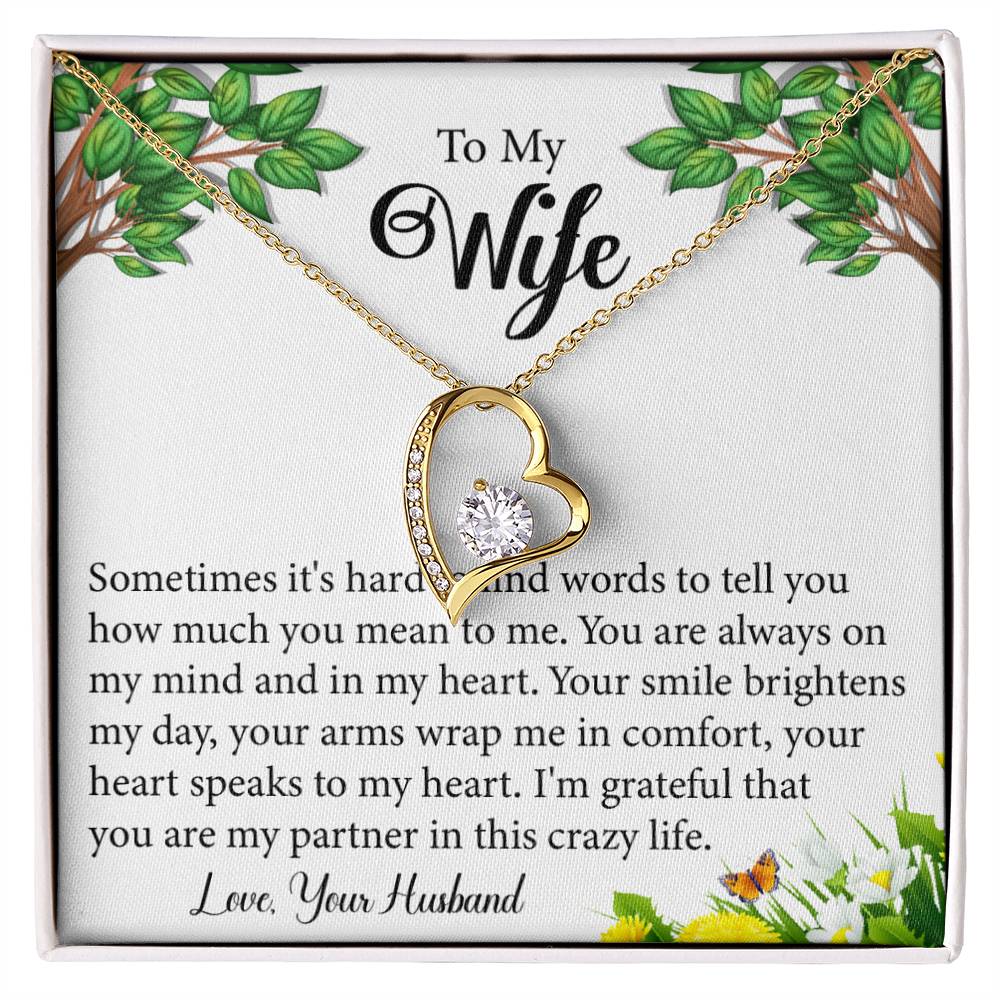 Monogrammed Heart Necklace Gift for Wife - Keepsake Jewelry-[Heartfelt Family Gift]