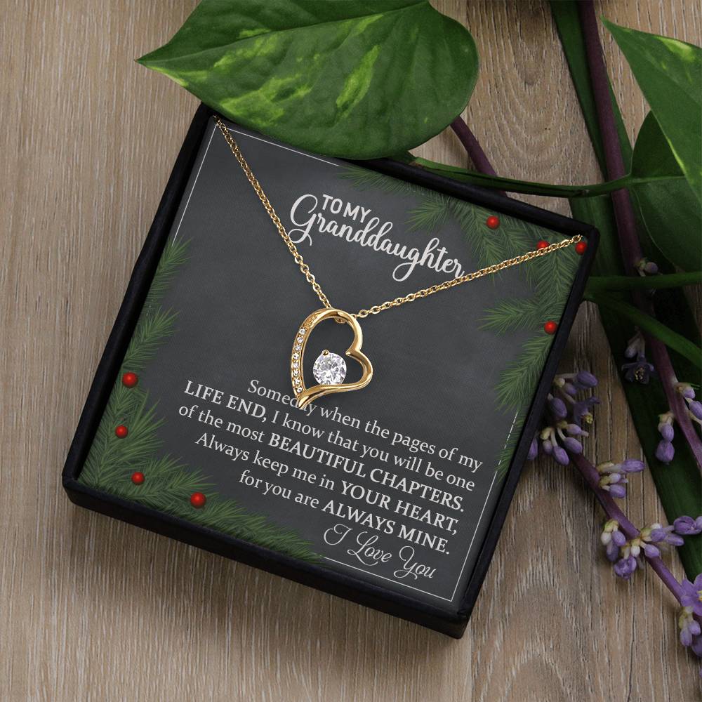 Granddaughter Necklace - Unique Christmas or Birthday Gift for Your Grandchild-[Heartfelt Family Gift]