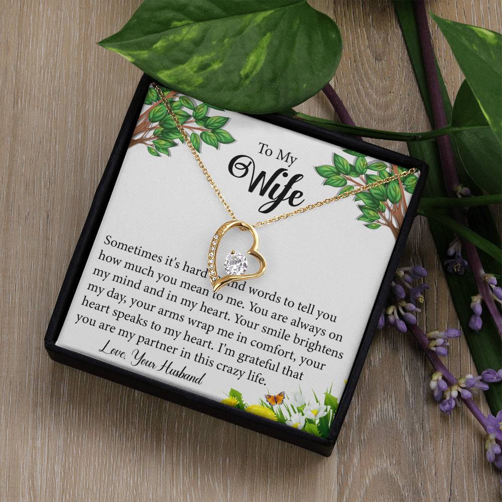 Monogrammed Heart Necklace Gift for Wife - Keepsake Jewelry-[Heartfelt Family Gift]