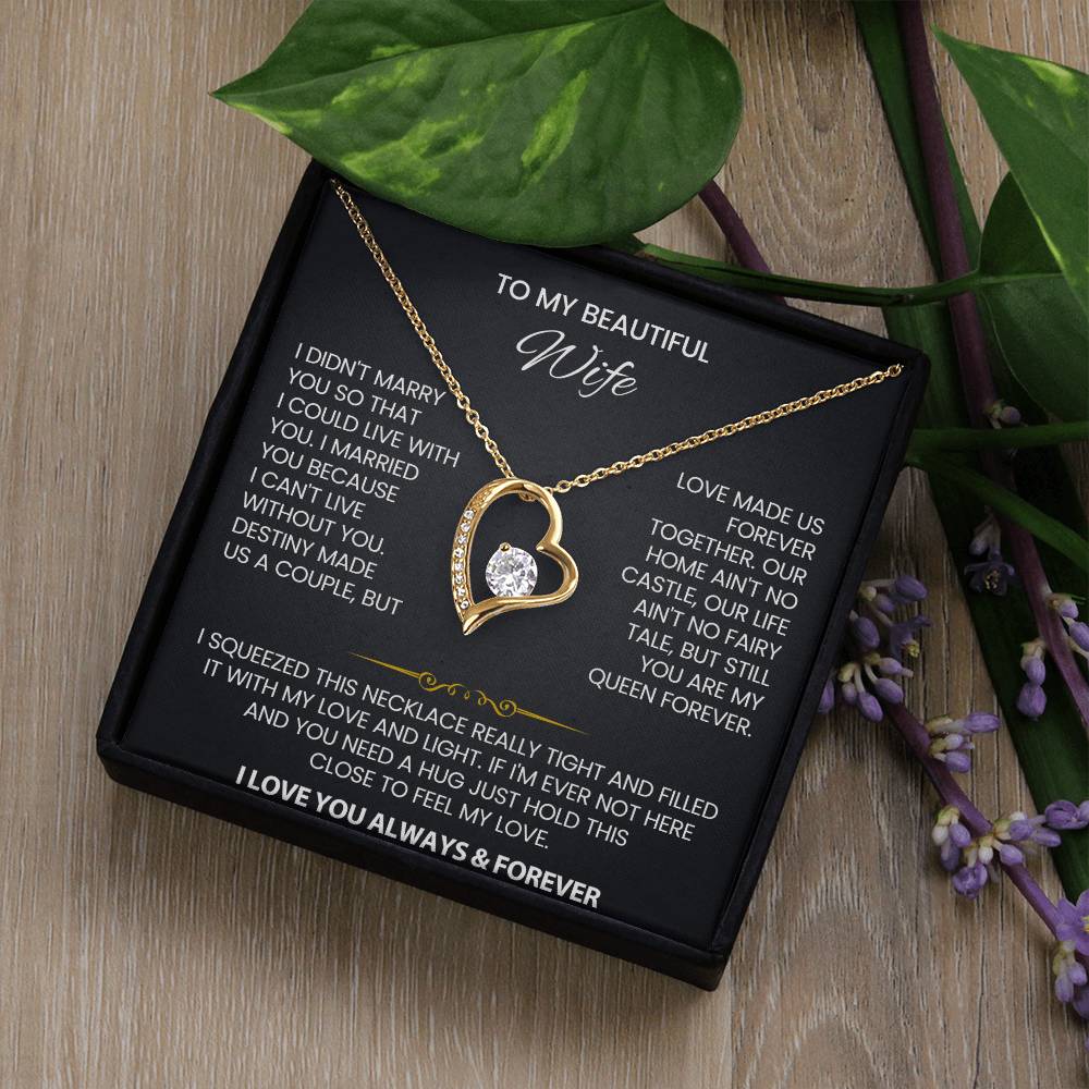 Wife Heart Necklace