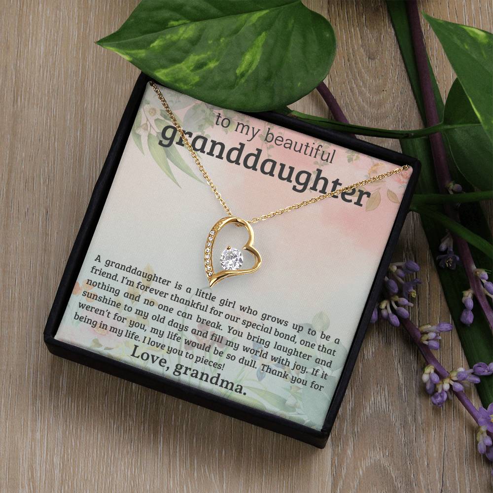 Granddaughter Necklace - Christmas or Birthday Gift - Personalized-[Heartfelt Family Gift]