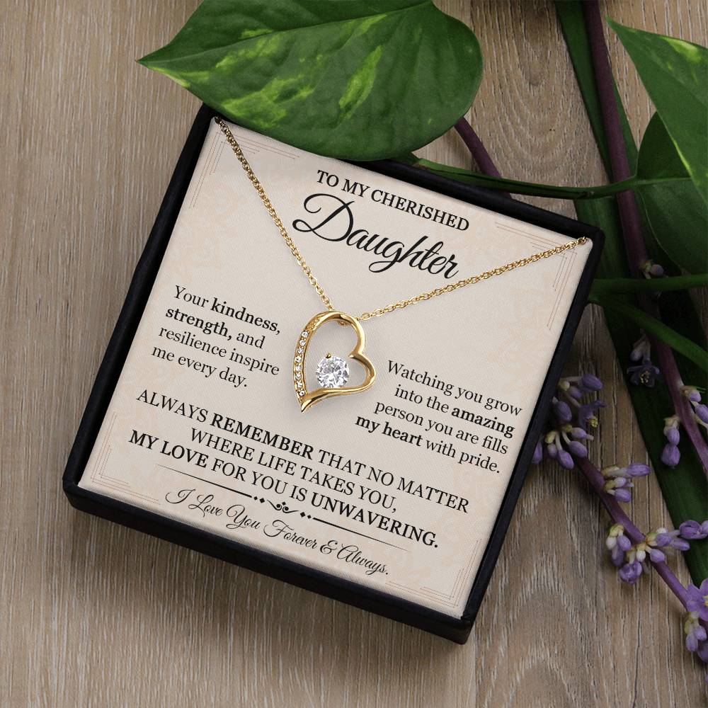 Daughter Necklace from Dad - Sentimental Gift for Your Beloved Daughter-[Heartfelt Family Gift]