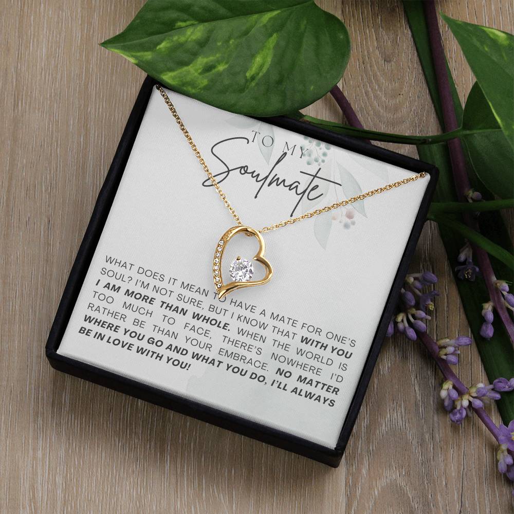Soulmate Necklace A Meaningful Gift for Her on Birthdays Valentines Day and Christmas-[Heartfelt Family Gift]