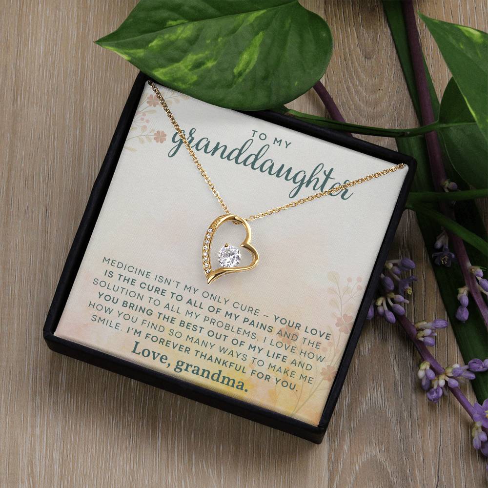 Granddaughter Necklace - Christmas  Birthday Gift for Granddaughter-[Heartfelt Family Gift]