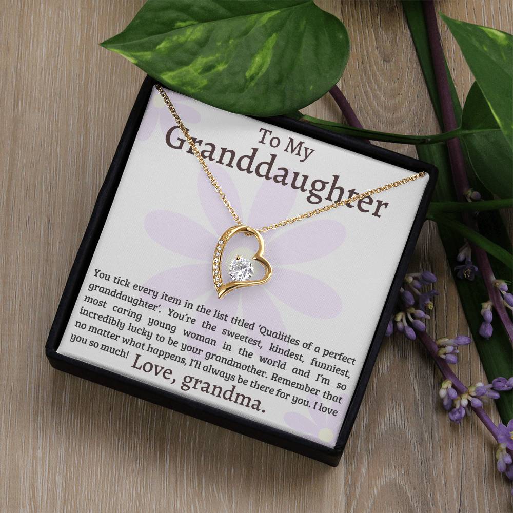 Granddaughter Necklace - Perfect Gift for Christmas or Birthday-[Heartfelt Family Gift]
