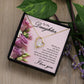 To My Daughter- Raising You Heart Necklace Gift-[Heartfelt Family Gift]