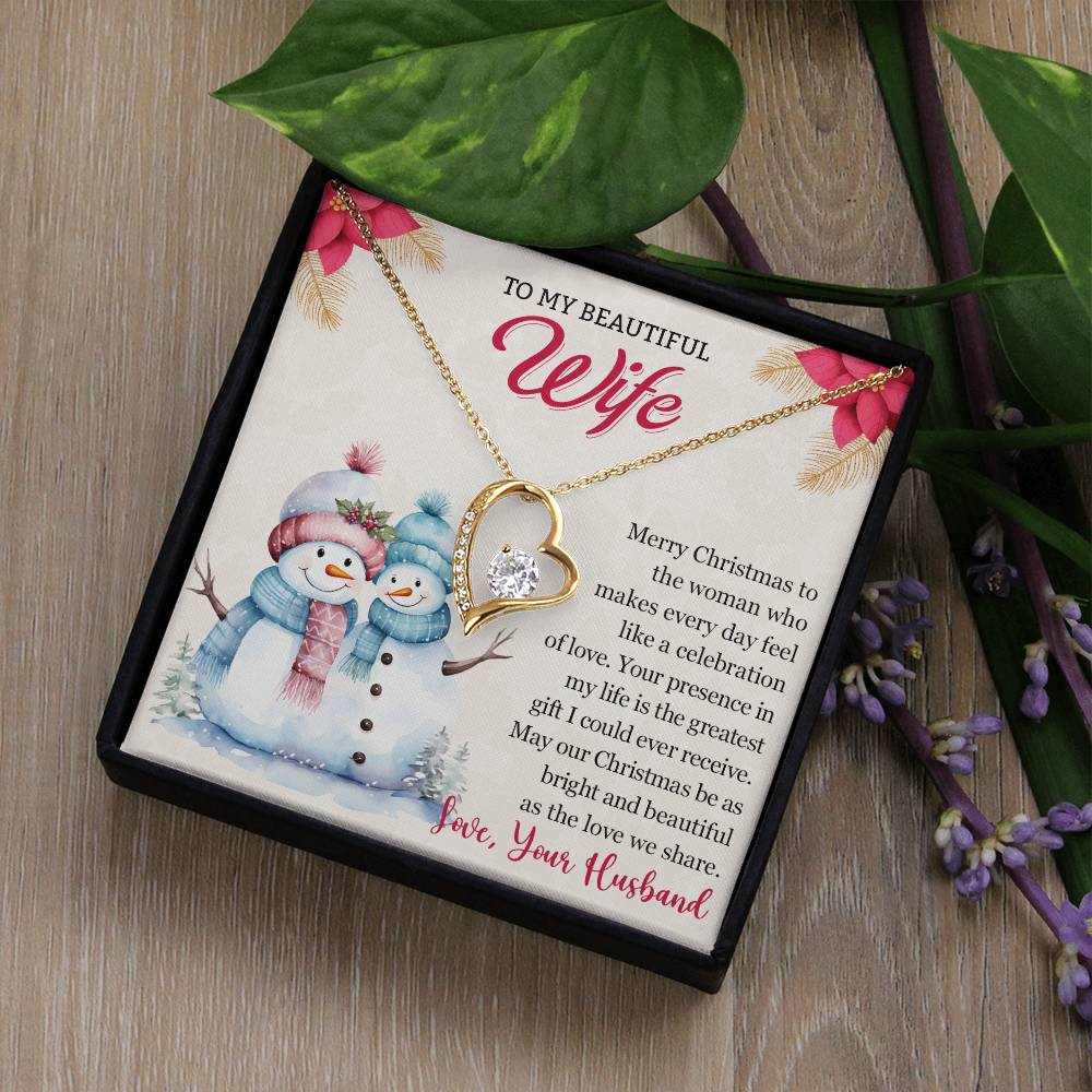 Love Knot Necklace for Wife - Unique Christmas Jewelry Gift-[Heartfelt Family Gift]