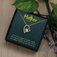Mother- Thank you Heart Necklace Gift-[Heartfelt Family Gift]