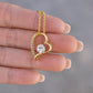 To My Daughter -Learn From Everything -  Forever Love Heart Necklace-[Heartfelt Family Gift]