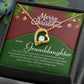 Personalized Granddaughter Heart Necklace - Christmas Gift-[Heartfelt Family Gift]