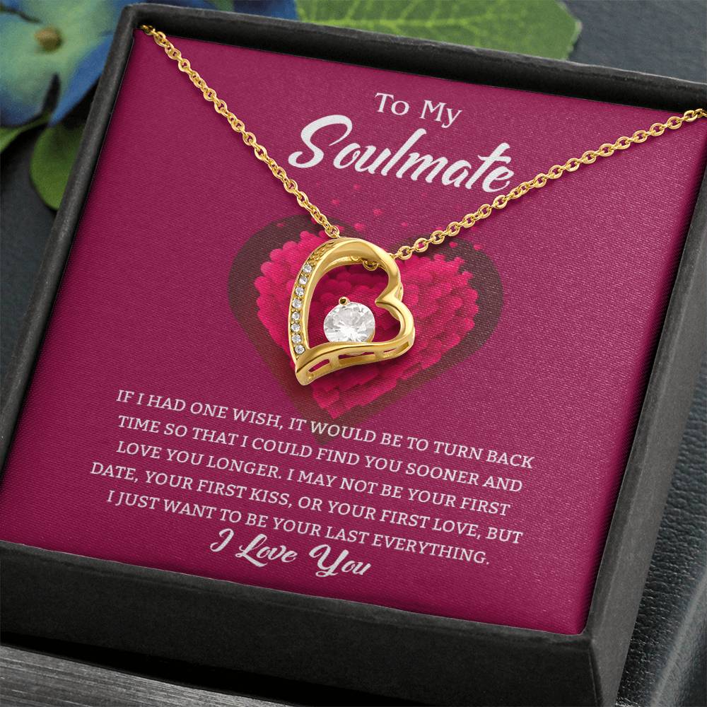 Soulmate Heart Necklace Gift-[Heartfelt Family Gift]
