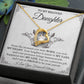 Daughter Necklace - Perfect Gift From Parents for Birthday Graduation or Special Occasions-[Heartfelt Family Gift]